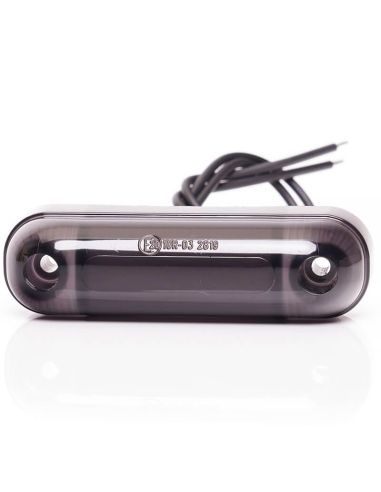 Feu de position LED Abat-jour Ovale W273.1 NOIR - Façade blanche