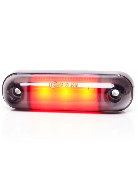 Piloto de Posición LED Tulipa Ovalada W273.1 BLACK - Rojo Trasero