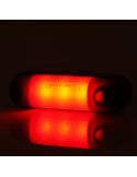 Piloto de Posición LED Tulipa Ovalada W273.1 BLACK - Rojo Trasero