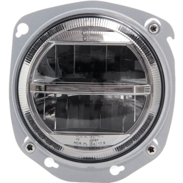 Faro LED Redondo Delantero con Luz de Cruce y Luz de Carretera Homologado Fendt Ø 14,9Cm ECE E112 HCR PL