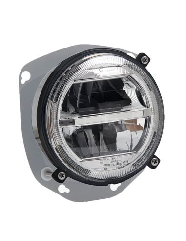 Faro LED Redondo Delantero con Luz de Cruce y Luz de Carretera Homologado Fendt Ø 14,9Cm ECE E112 HCR PL