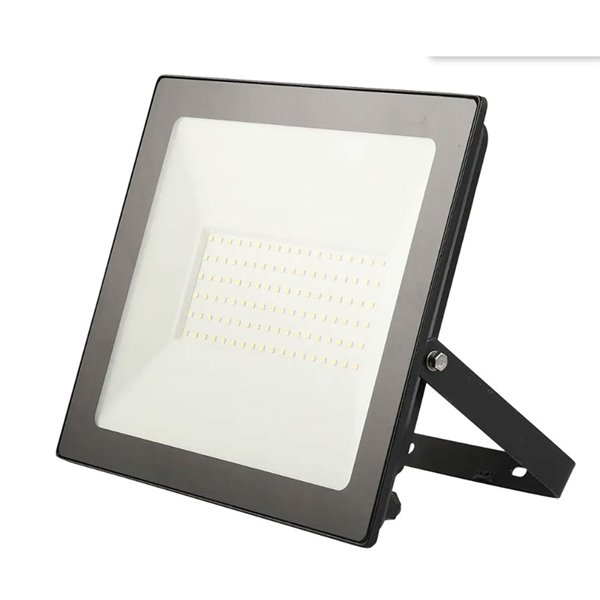 Reflector LED ECO FLOOD negro, IP65, 100W, 8.000Lm, 5000K