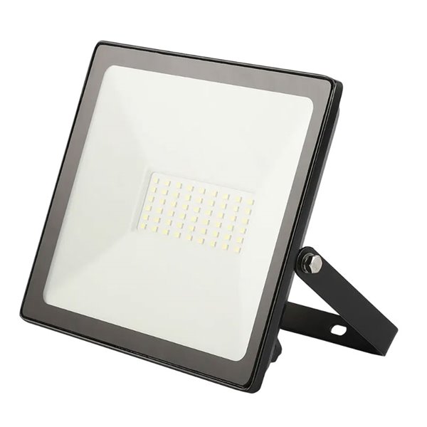 Projecteur LED noir ECO FLOOD, IP65, 4000Lm, 50W, 5000K