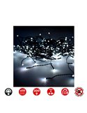 Cortina LED de 10 tiras, blanco frío 2x2m, multifunción, Easy-Connect, IP44 (interior/exterior), sin transformador
