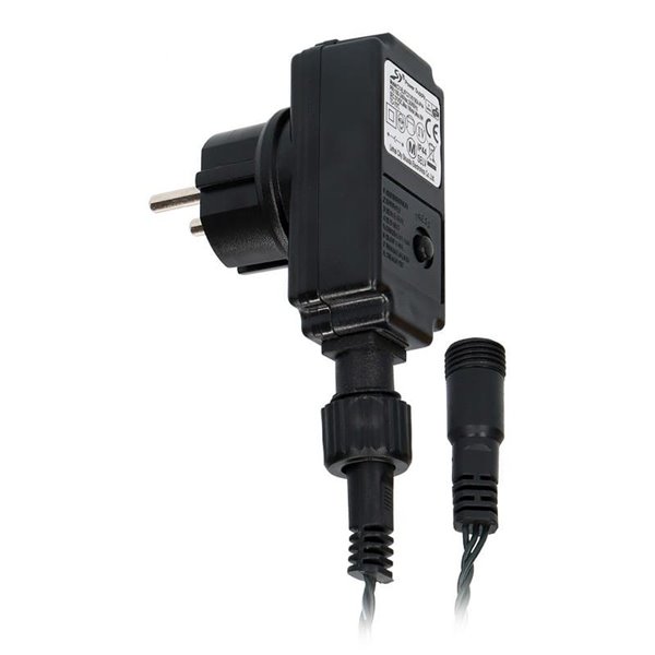 Transformador para Cortinas LED, 8 funciones, Easy-connect para interior y exterior