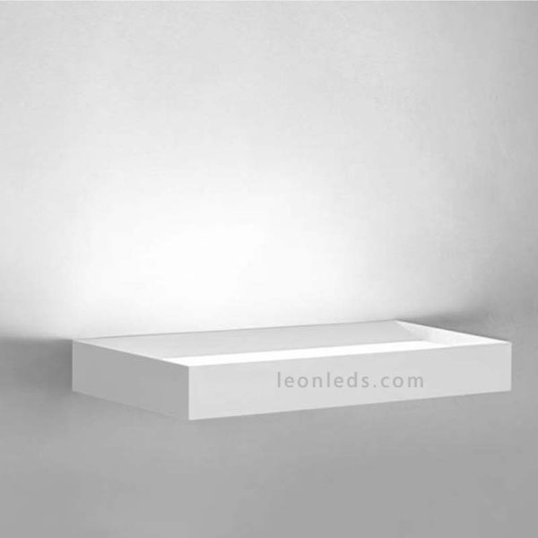 Aplique de Pared Led Rec Blanco 37.5W -ArkosLight- regulables | LeonLeds