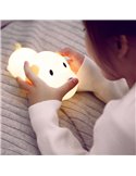 Candeeiro infantil portátil, luz noturna para cães CHARLIE 1,5W, CCT 3000-6000K, em ABS + HIPS + Silicone