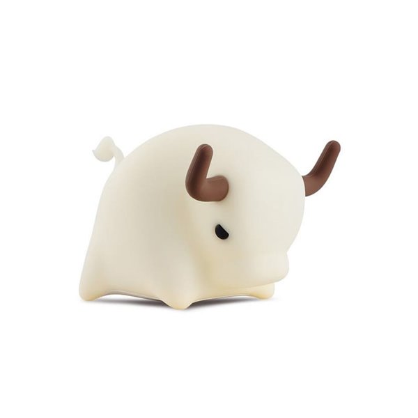 Lampe portable pour enfants, veilleuse taureau HARRY 3W, avec lumière chaude, ABS + HANCHES + Silicone