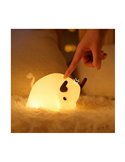 Lampe portable pour enfants, veilleuse taureau HARRY 3W, avec lumière chaude, ABS + HANCHES + Silicone