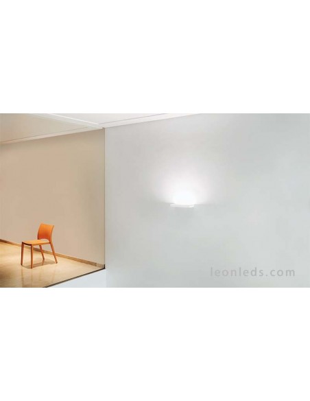 Aplique de Pared Led Rec Blanco 37.5W -ArkosLight- regulables | LeonLeds