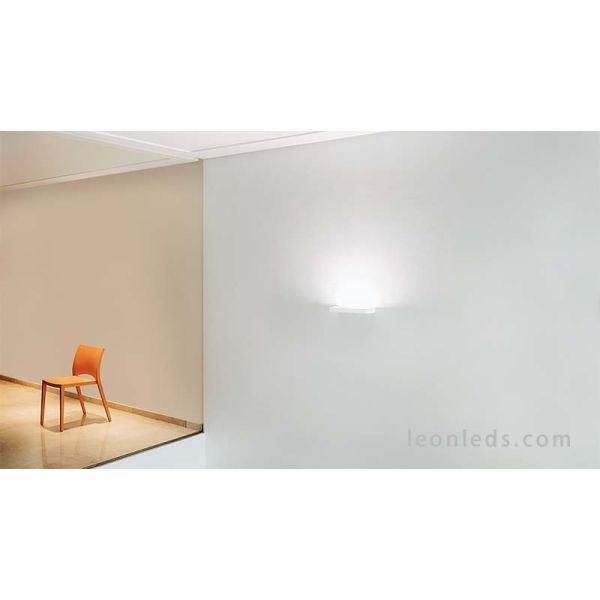 Aplique de Pared Led Rec Blanco 37.5W -ArkosLight- regulables | LeonLeds