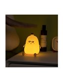 Luz de noche LED infantil plátano MERLIN 1W, con luz cálida, de ABS + HIPS + Silicona