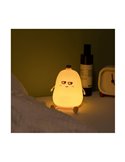 Luz de noche LED infantil plátano MERLIN 1W, con luz cálida, de ABS + HIPS + Silicona