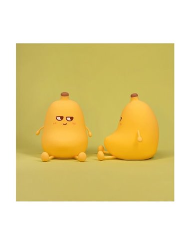 Veilleuse LED enfant banane MERLIN 1W, avec lumière chaude, en ABS + HANCHES + Silicone