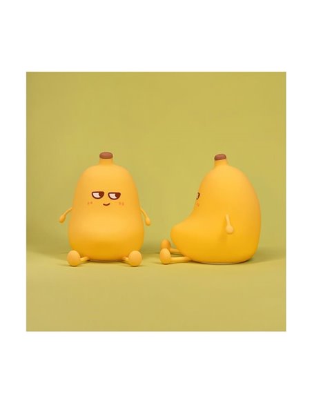 Veilleuse LED enfant banane MERLIN 1W, avec lumière chaude, en ABS + HANCHES + Silicone