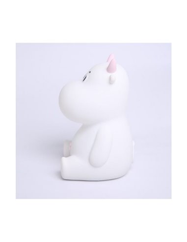 Luz infantil de noche LED, vaquita MICAELA, 1,2W, RGB, de ABS + HIPS + Silicona