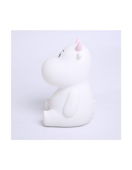 Luz infantil de noche LED, vaquita MICAELA, 1,2W, RGB, de ABS + HIPS + Silicona