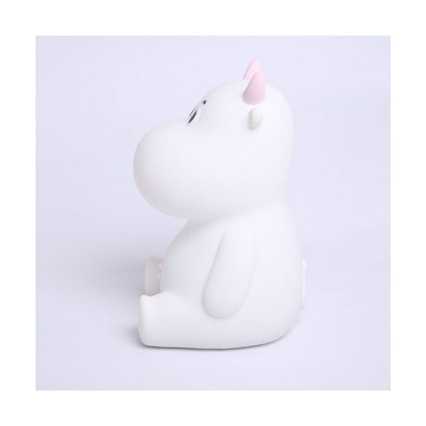 Luz infantil de noche LED, vaquita MICAELA, 1,2W, RGB, de ABS + HIPS + Silicona