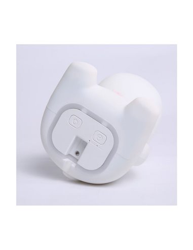 Luz infantil de noche LED, vaquita MICAELA, 1,2W, RGB, de ABS + HIPS + Silicona