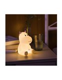 Luz infantil de noche LED, vaquita MICAELA, 1,2W, RGB, de ABS + HIPS + Silicona