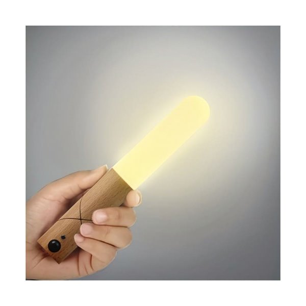 Lampe portative/applique murale/de table/lampe de poche LED avec capteur PIR et aimants ROD, 1W, 100Lm CCT