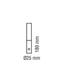 Lámpara portátil/Aplique de pared/Sobremesa/Linterna LED con sensor PIR e imanes ROD, 1W, 100Lm CCT
