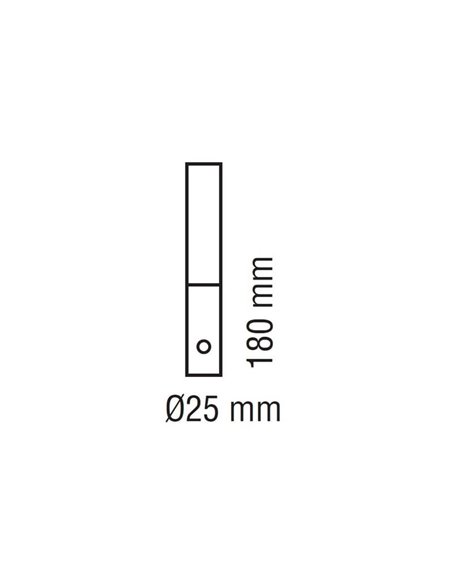 Lámpara portátil/Aplique de pared/Sobremesa/Linterna LED con sensor PIR e imanes ROD, 1W, 100Lm CCT