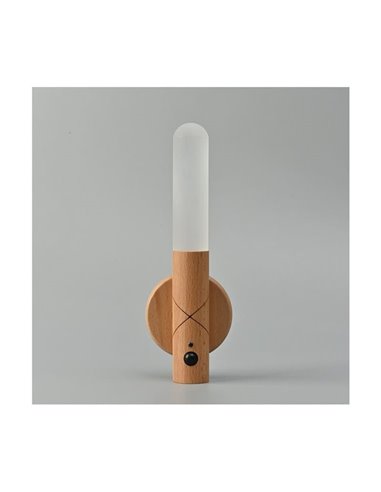 Lámpara portátil/Aplique de pared/Sobremesa/Linterna LED con sensor PIR e imanes ROD, 1W, 100Lm CCT