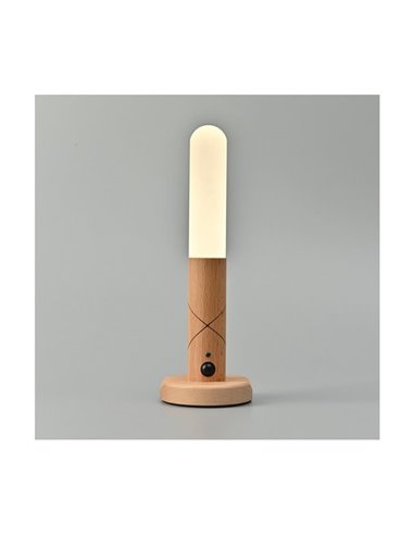 Lámpara portátil/Aplique de pared/Sobremesa/Linterna LED con sensor PIR e imanes ROD, 1W, 100Lm CCT