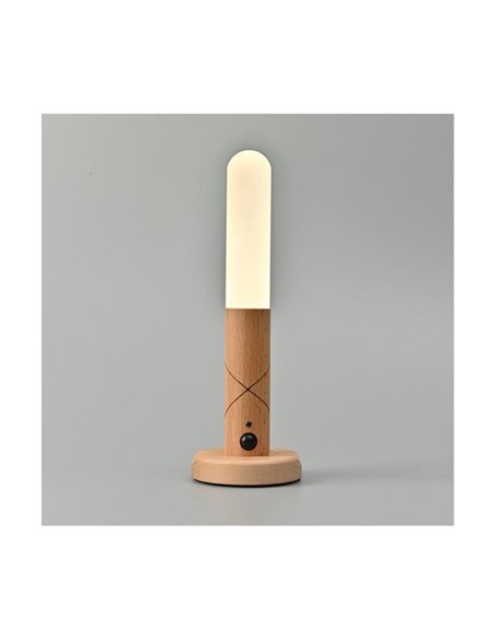 Lâmpada portátil/candeeiro de parede/mesa/lanterna LED com sensor PIR e ímanes ROD, 1W, 100Lm CCT