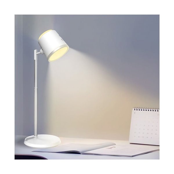 Flexo portátil/Aplique/Linterna LED 4 en 1 CAMALEON, 6W 330Lm, CCT 3000-4000-5500K, 24º, blanco/negro