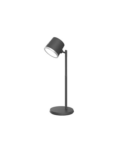 Flexo portátil/Aplique/Linterna LED 4 en 1 CAMALEON, 6W 330Lm, CCT 3000-4000-5500K, 24º, blanco/negro