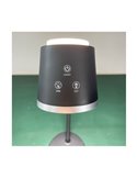 Flexo portátil/Aplique/Linterna LED 4 en 1 CAMALEON, 6W 330Lm, CCT 3000-4000-5500K, 24º, blanco/negro