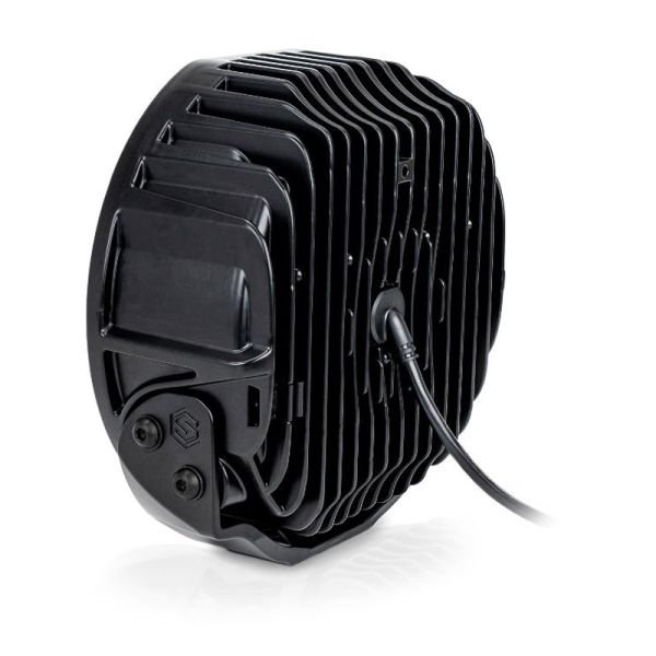 Phare arrière LED noir Sentinel 9'' avec feu de position blanc et ambre - Puissance maximale et design moderne R112 R7