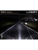 Foto real con Faro LED Sentinel 9'' Black con Luz de Posición Blanca y Ambar - Máxima Potencia y Diseño Moderno R112 R7