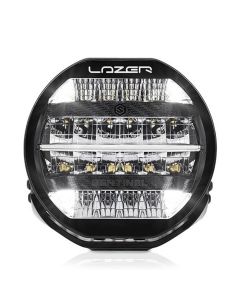 Phare LED noir Sentinel 9'' avec feu de position blanc et ambre - Puissance maximale et design moderne R112 R7