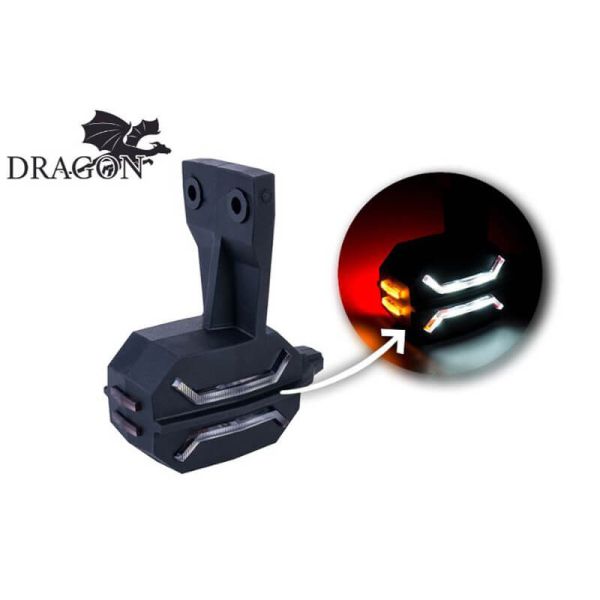 LED Galibo avec support Dragon Flexible 3 Lumières 12V 24V SM1 AM RM1