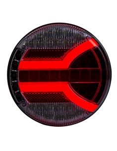 Piloto LED redondo con luz Posición, Intermitente, Freno, Niebla y Marcha atrás 5 Funciones Homologación F1, 2a, R1, S1, AR E9 2