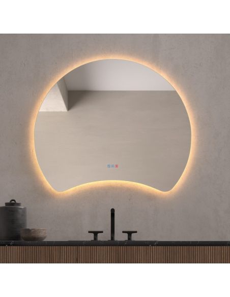Espejo LED GÜELL Media Luna Retroiluminado Triple Touch CCT | LeonLeds