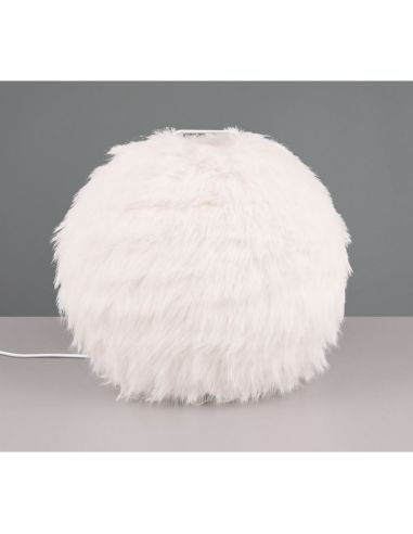 Lámpara de Sobremesa FURRY Estilo Esponjoso y Acogedor | LeonLeds