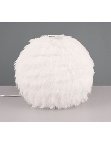 Lámpara de Sobremesa FURRY Estilo Esponjoso y Acogedor | LeonLeds