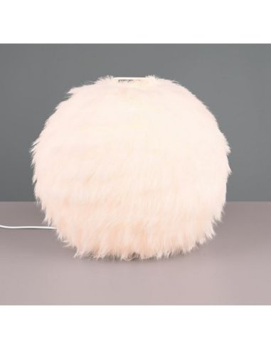 Lámpara de Sobremesa FURRY Estilo Esponjoso y Acogedor | LeonLeds