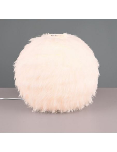 Lámpara de Sobremesa FURRY Estilo Esponjoso y Acogedor | LeonLeds