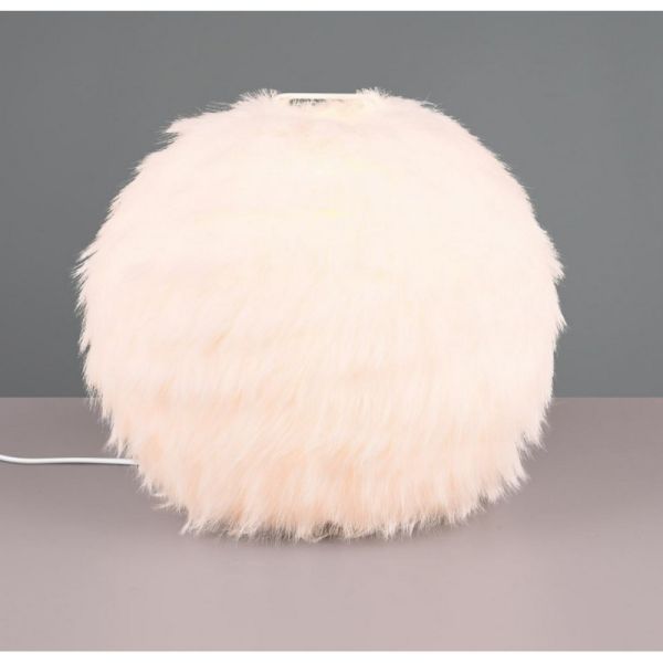 Lámpara de Sobremesa FURRY Estilo Esponjoso y Acogedor | LeonLeds