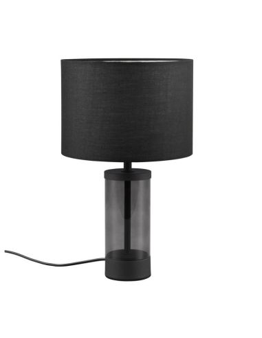 Tischlampe GRAZIA Stoffschirm Weiß...