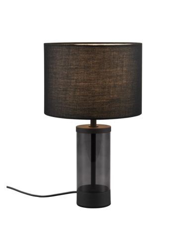 Tischlampe GRAZIA Stoffschirm Weiß...