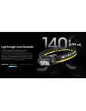 Linterna de Cabeza LED HC60 UHE Recargable USB-C IP68 | LeonLeds