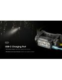 Linterna de Cabeza LED HC60 UHE Recargable USB-C IP68 | LeonLeds