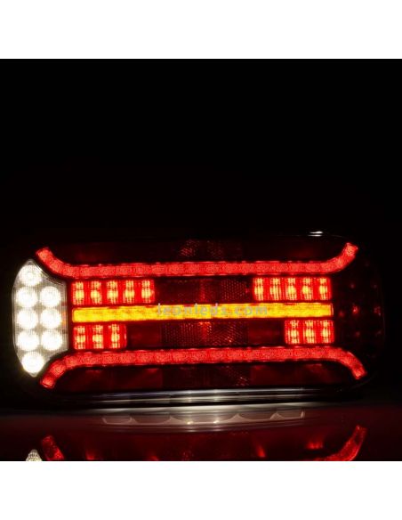 Lanterna traseira de LED Fristom FT-600 aprovada para 12-36V | LeonLeds Lighting