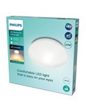 Plafón de Techo LED para baños, 20W 2000Lm, 2700K CANOPUS blanco, estanco al agua, EyeComfort
